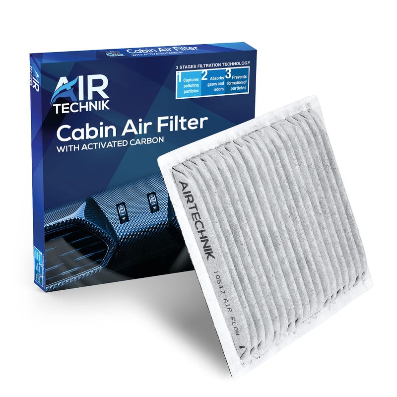 AirTechnik CF10547 Cabin Air Filter w/Activated Carbon | Fits Ford Edge 2007-2015 /Lincoln MKX 2007-2010 & 2011-2018 (Old body Style), Mazda CX-9 2007-2015 - 7T4Z-19N619-B - Image 1